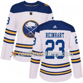 Adidas Maillot de Hockey Buffalo Sabres Sam Reinhart 23 2018 Winter Classic Blanc Authentic - Femme
